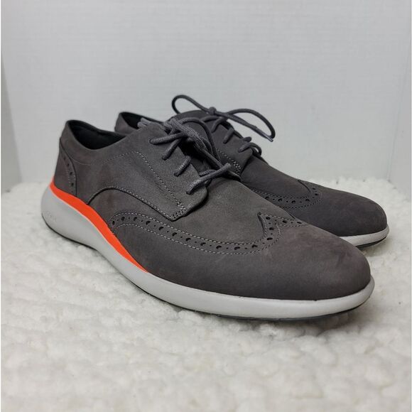 Cole Haan Other - Cole Haan Grand Troy Wingtip Oxford Mens Shoes Size 10 Pavement Grey C33765